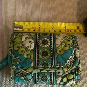 Vera Bradley Women's Green and Blue Patterned Bag